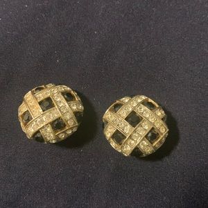 Vintage Carolee Clips Earrings